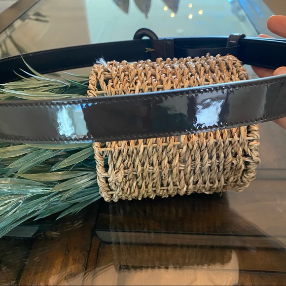 Yves Saint Laurent Patent Gray Leather Belt - Picture 9 of 13